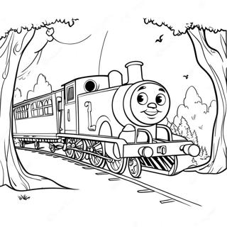 Thomas Kinkade Disney Coloring Page 70943-58643