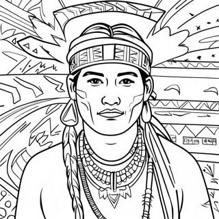 Navajo Coloring Page 70953-58638