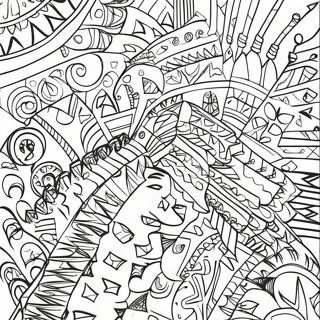 Traditional Navajo Patterns Coloring Page 70954-58649