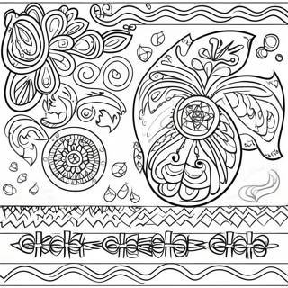 Traditional Navajo Patterns Coloring Page 70954-58650