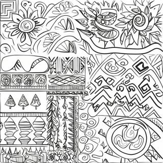 Traditional Navajo Patterns Coloring Page 70954-58652