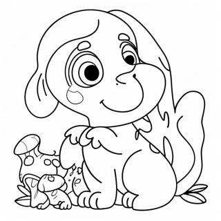 Cute Vet With Animals Coloring Page 7095-5776