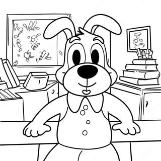 Goofy Classroom Coloring Page 70973-58668