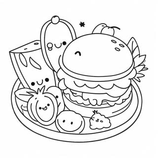 Food Chibi Coloring Page 70983-58662