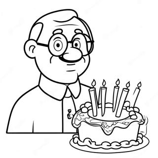 Happy Birthday Papa Coloring Page 70993-58682