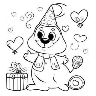 Funny Happy Birthday Papa Coloring Page 70994-58687