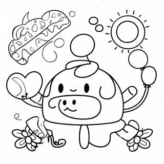 Funny Happy Birthday Papa Coloring Page 70994-58688