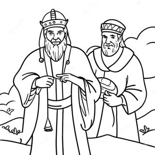 Wise Men Coloring Pages