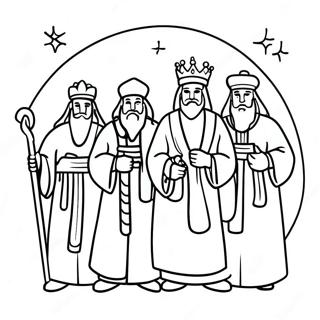 Wise Men Coloring Page 71003-58678