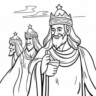 Wise Men Coloring Page 71003-58679