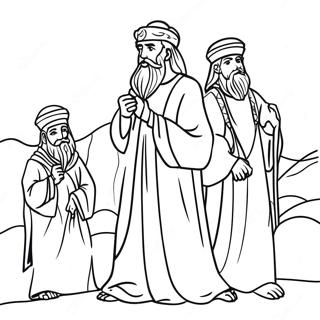 Wise Men Coloring Page 71003-58680