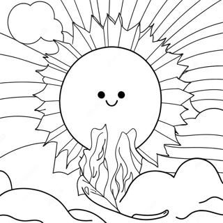 Colorful Creation Of Light Coloring Page 71014-58699