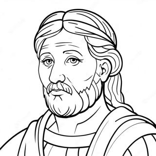 Elisha With Colorful Background Coloring Page 71034-58712