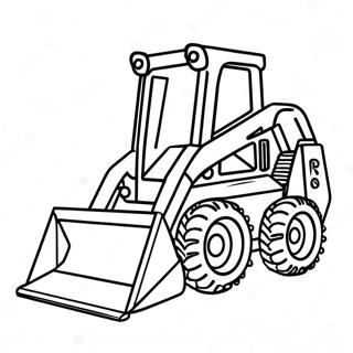 Skid Steer Coloring Pages