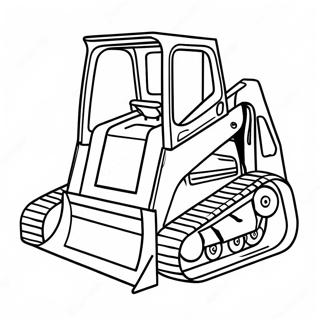 Skid Steer Heavy Machinery Coloring Page 7104-5778