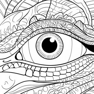 Dragon Eye Coloring Pages