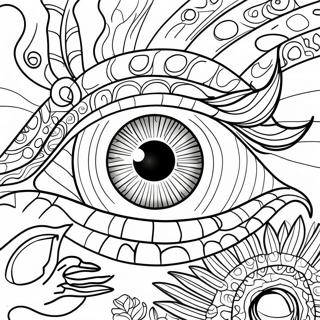 Mystical Dragon Eye Coloring Page 71074-58751