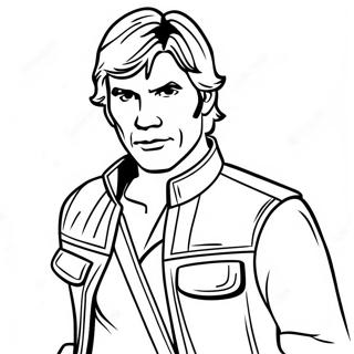 Han Solo Coloring Page 71103-58766