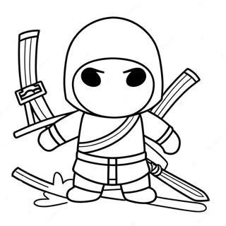 Hello Ninja Coloring Page 71113-58776