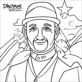 Mrze With Colorful Background Coloring Page 71134-58798