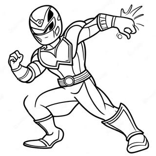 Power Ranger Coloring Page 71163-58815