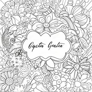 Personalized Name Coloring Page 7124-5796