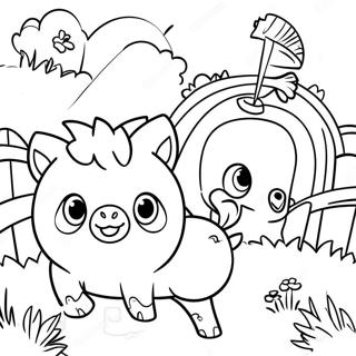 Hay Coloring Pages