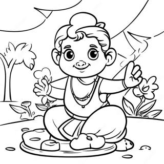 Pongal Festival Celebration Coloring Page 71283-58904