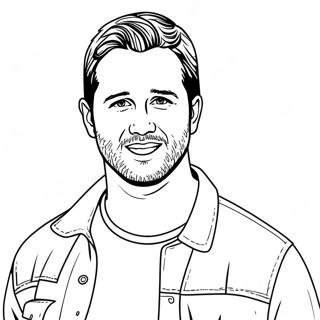 Luke Bryan Coloring Page 71293-58920