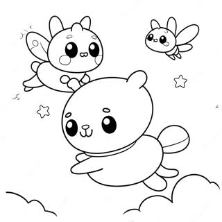 Bee And Puppycat Coloring Pages