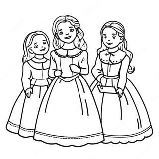 Little Women Coloring Page 71313-58936