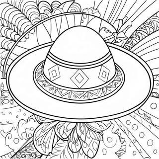 Sombrero Coloring Page 71323-58928