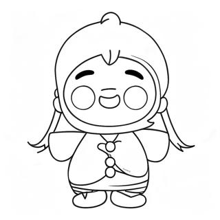 Cute Xiao Character Coloring Page 71334-58960