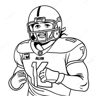 Alvin Kamara Coloring Page 71363-58978