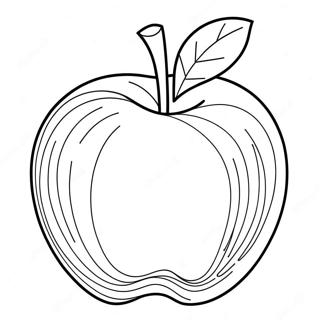 Red Apple Coloring Page 71383-58991