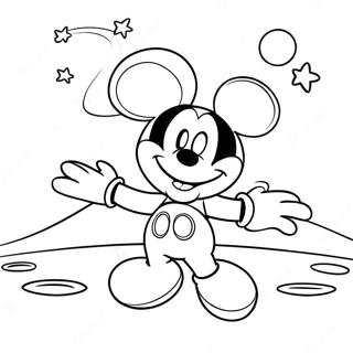 Mickey Mouse Clubhouse Space Adventure Coloring Page 71433-59048