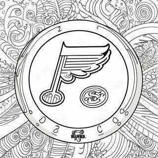 St Louis Blues Coloring Pages