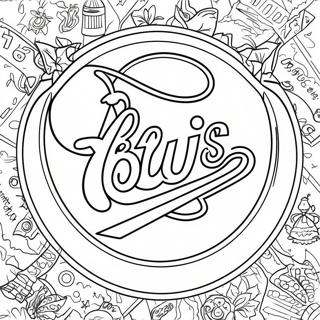 St Louis Blues Logo Coloring Page 71463-59056