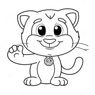 Talking Tom Hero Coloring Page 71493-59079