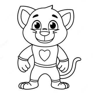 Talking Tom In Superhero Costume Coloring Page 71494-59090