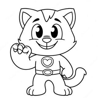 Talking Tom In Superhero Costume Coloring Page 71494-59091