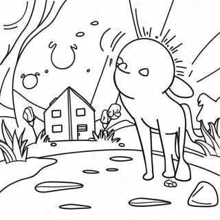 Sunny Day Adventure Coloring Page 71504-59088