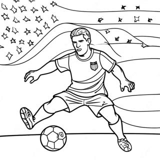 Usa Soccer Coloring Page 71523-59104