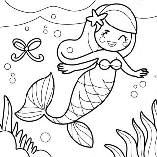 Mermaid Dolphin Coloring Page 71533-59114