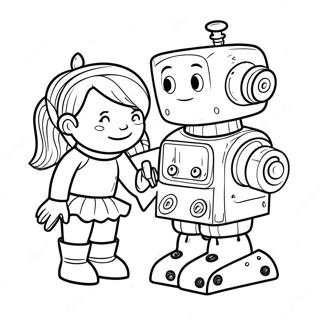 Creative Rosie Revere Building A Robot Coloring Page 71634-59199