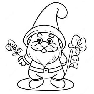 Christmas Gnome Coloring Page 7164-5826