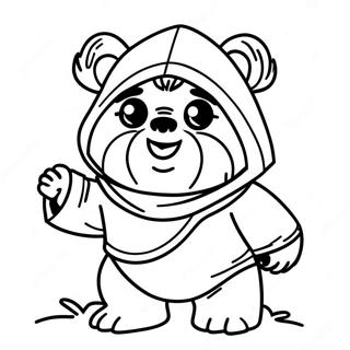 Ewok Coloring Page 71653-59208