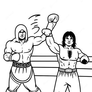 Creed Characters In Action Coloring Page 71704-59248