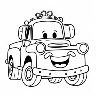 Funny Mater With A Big Smile Coloring Page 71714-59260