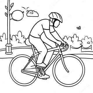 Bike Safety Awareness Coloring Page 71743-59274